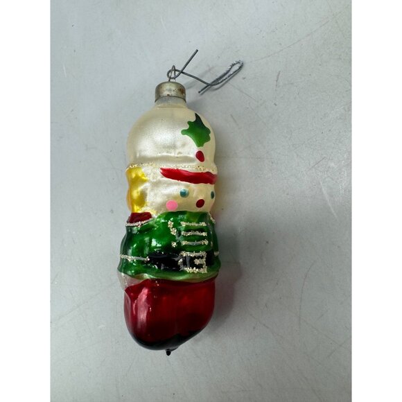 Vintage Glass Nutcracker Soldier Christmas Ornaments Set Of 4 READ - Picture 3 of 10
